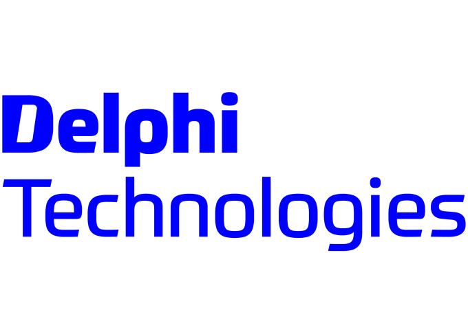 Logo Delphi Technologies - System Kontroli Czasu Przejazdu Wózków Widłowych w Deplhi Technologies
